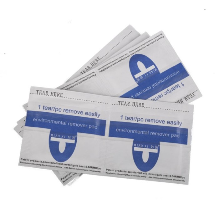 Pliculete cu soak off remover, 200 bucati Pliculete cu soak off remover, 200 bucati