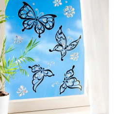Decoratiune pentru geam Fluturi foto