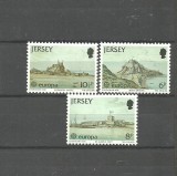 JERSEY 1978 - CASTELE MEDIEVALE EUROPA CEPT, serie nestampilata, DF25, Nestampilat