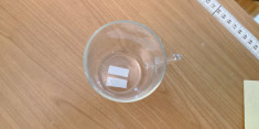 Pahar Ceai sticla 6,5 X 6,5 X 9 cm (40475EAK) foto