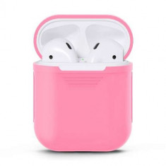 Husa Casti Handsfree Apple AirPods iPhone 7 Roz foto