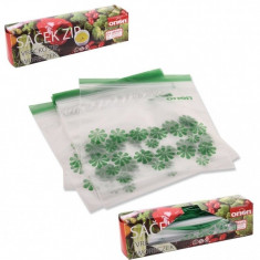 Pungi alimentare cu sistem inchidere Ziplock-60buc. foto