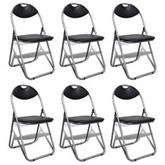 Set scaune pliabile, 6 buc foto