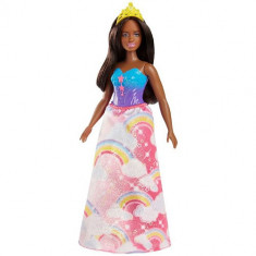 Papusa Barbie Dreamtopia Printesa Bruneta din Regatul Rainbow Cove foto