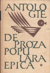 OVIDIU BIRLEA - ANTOLOGIE DE PROZA POPULARA EPICA - BASME ( VOLUMUL 1 DIN 3 ) foto