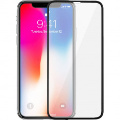 Folie protectie ZMEURINO ZMVIP_IPHXBK Sticla Securizata Full Body 3D Curved Fata Spate Alb pentru APPLE iPhone X foto