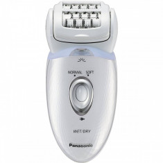 Epilator cu cap pivotant Panasonic ES-ED53-W503 Wet/Dry 48 pensete 4 accesorii 2 viteze Alb foto