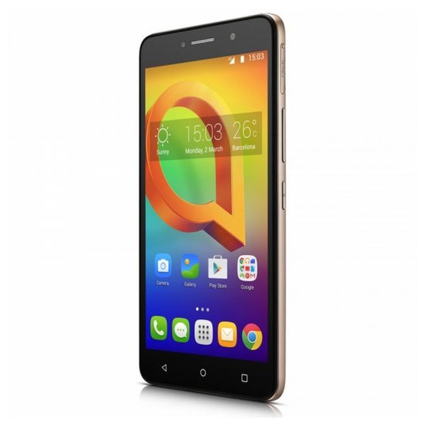 Smartphone Alcatel A2XL 6" IPS LCD Quad Core 1.30 GHz 8 GB 1 GB RAM 3G 2580 mAh Aur Smartphone Alcatel A2XL 6" IPS LCD Quad Core 1.30 GHz 8 GB 1 GB RAM 3G 2580 mAh Aur