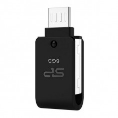 Memorie USB ?i Micro USB Silicon Power SP008GBUF2X21V1K 8 GB USB 2.0/Micro USB 2.0 OTG foto