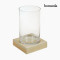 Vaza Sticla Lemn - Pure Crystal Deco Colectare by Homania