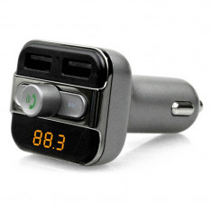 Modulator FM bluetooth AccidentFree Well, MP3, WMA, telecomanda foto