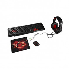 Pachet Gaming Tacens MACP1 USB Negru Ro?u foto