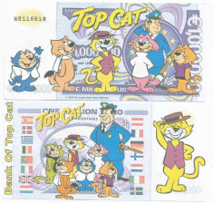 !!! RARR : ANGLIA = FANTASY NOTE = SERIALUL TOP CAT - UNC / 150 x 73 mm foto