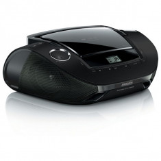 Radio CD MP3 Philips AZ1837/12 USB LCD 2W Negru foto