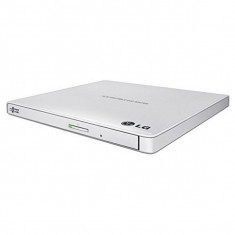 Aparat de Inregistrare DVD-RW Extern Ultra Slim LG DVD-RW GP57EW40 USB Alb foto