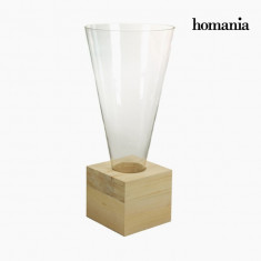 Vaza Sticla Lemn - Pure Crystal Deco Colectare by Homania foto