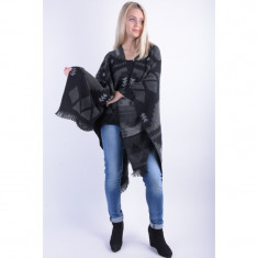 Poncho Vero Moda Villa Negru foto