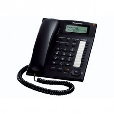 Telefon Fix Panasonic KX-TS880EXB LCD Negru foto