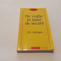 J. D. Salinger De veghe in lanul de secara,RF12/3