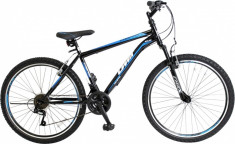 Bicicleta MTB Umit Kronos V , Culoare Negru/Albastru Roata 24&amp;quot;PB Cod:24471000002 foto