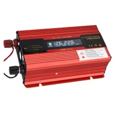 Invertor de tensiune Solar 12-230V, 500 W, display digital foto