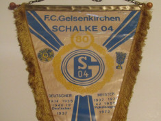 Fanion fotbal (dimensiuni f. mari) - FC SCHALKE 04 (Germania) foto