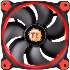 Kit ventilatoarea Thermaltake Riing 12 High Static Pressure , 120 mm , 3 ventilatoare incluse , LED Rosu foto