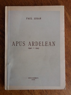 Apus ardelean - Paul Juran 1946 (autograf) / R2F foto