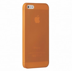 Husa Ozaki O!Coat 0.3 Jelly Apple iPhone SE/5s/5 Orange (include folie protectie) foto