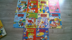REVISTA MICKEY MOUSE ANUL 1995 COMPLET 12 NR. ED.EGMONT ROMANIA foto