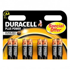 Baterii Alcaline DURACELL Plus Power DURLR6P8B LR6 AA 1.5V (8 pcs) foto