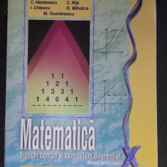 MATEMATICA CLASA A X A ,TRUNCHI COMUN SI CURRICULUM DIFERENTIAT NASTASESCU