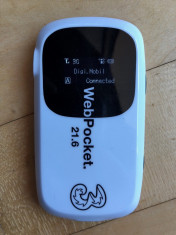 Router Modem 3G ZTE Web Pocket 21,6 Mbs Wi Fi hot spot mobile-decodat foto