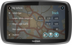 Sistem de navigatie TomTom Trucker 6000 Click&amp;amp;amp;Go, Ecran Tactil 6&amp;amp;quot;, 16GB Flash, Actualizari pe viata a hartilor, Pentru camion, Harta Ful foto