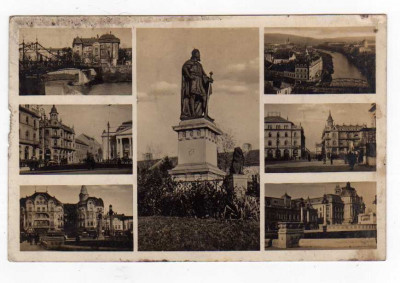 ORADEA MOZAIC COLAJ STAMPILA SERBARILE SFANTUL LADISLAU 1942 foto