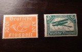 GERMANIA (Reich) 1919 - POSTA AERIANA AVION SI GOARNA, serie cu sarniera, R5