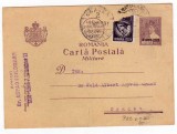 CARTE POSTALA MILITARA MARCA FIXA 1 LEU CU SUPRATIPAR 8 IUNIE1930 AVOCAT JUDAICA, Circulata, Printata