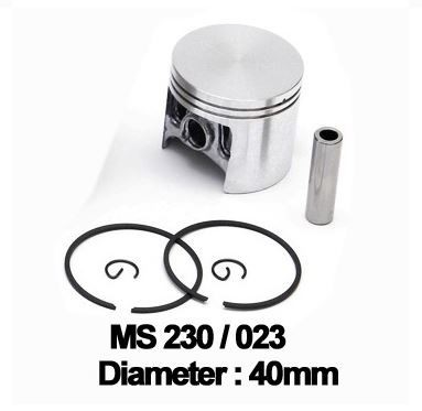 Piston Stihl 230- 210- 023- 021- Ø 40mm (Meteor) foto mare Piston Stihl 230- 210- 023- 021- Ø 40mm (Meteor) foto mare