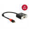 Adaptor USB C la HDMI DELOCK 62730 20 cm Negru