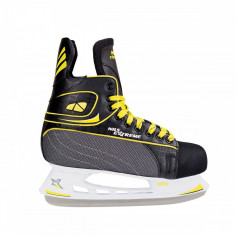 NIls Patine hockey negru/galben NH8556S foto