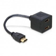 Adaptor HDMI la 2 x HDMI DELOCK 65056 20 cm foto