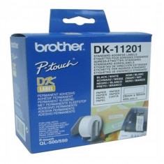 Etichete pentru Imprimanta Brother DK11201 29 x 90 mm Alb foto