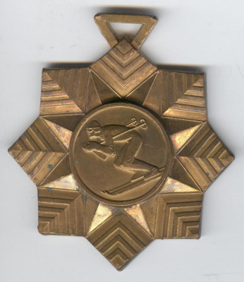 SCHI ALPIN - CAMPIONAT NATIONAL - Medalie Anul 1970 - Rara foto