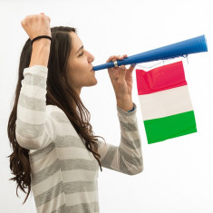 Trompeta Steagul Italiei foto