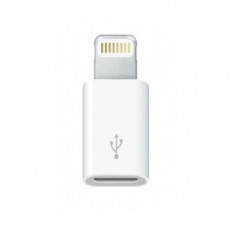 Adaptor Micro-USB 3GO A200 8 pin Alb foto