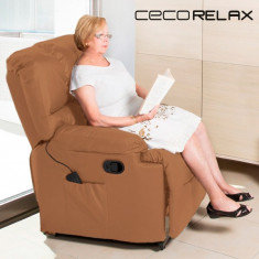 Fotoliu Relax cu Func?ie de Masaj Craftenwood Camel 6005 foto