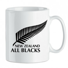 Cana personalizata All Blacks, Noua Zeelanda, Rugby cana cafea foto