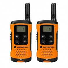 Walkie-Talkie Motorola TLKR T41 4 km LCD 16 h AAA Negru Portocaliu foto