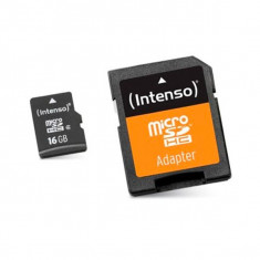 Card de Memorie Micro SD cu Adaptor INTENSO 3413470 16 GB Clasa 10 foto
