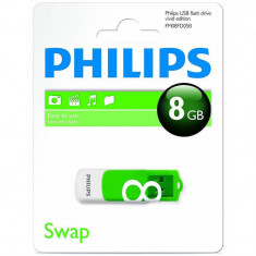Memorie USB Philips Vivid Edition 8GB USB 2.0 Green foto